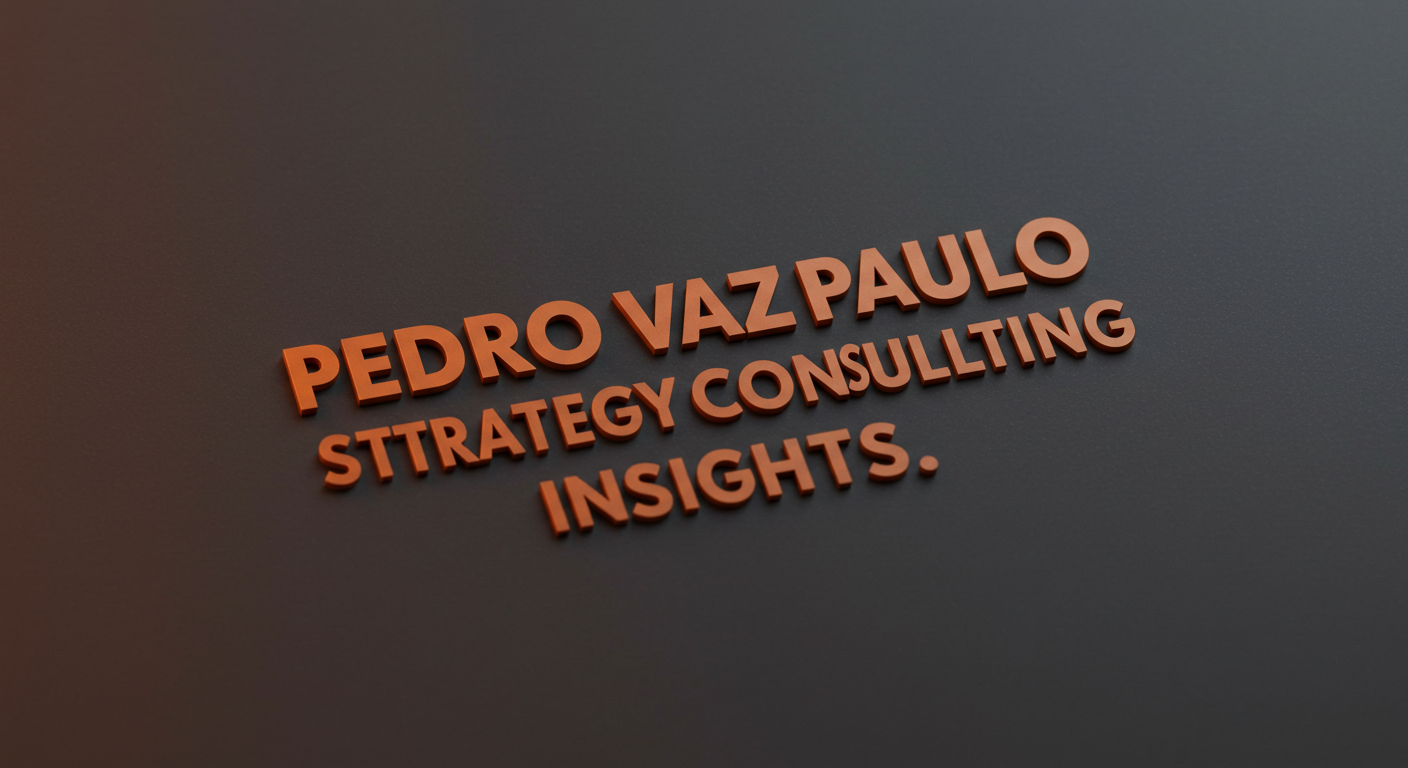 Pedro Vaz Paulo Strategy