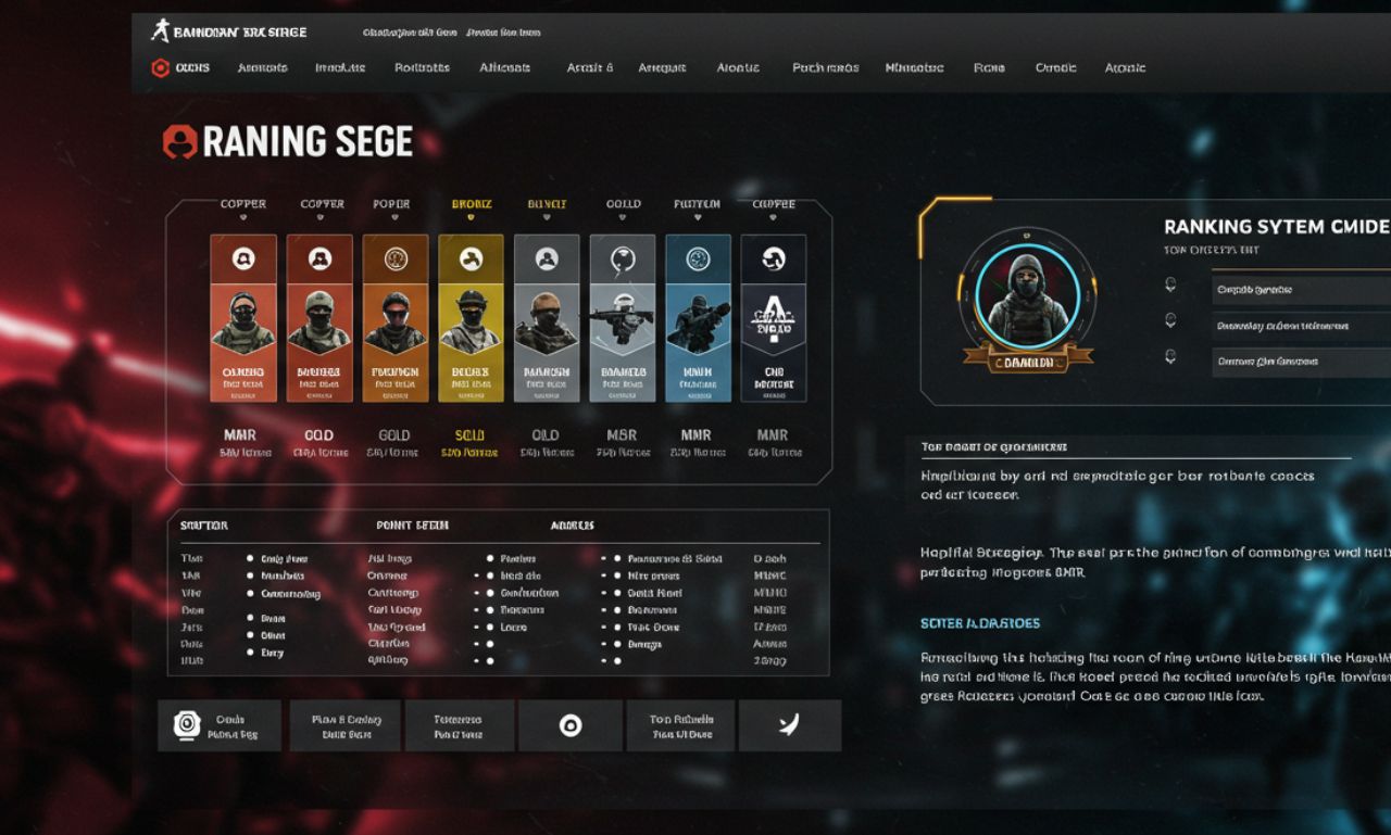 Rainbow Six Siege Ranking System